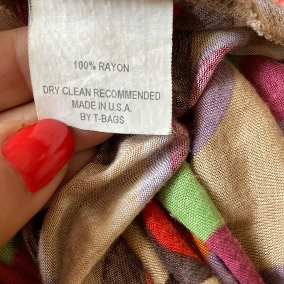 T-bags Los Angeles Deep V Tunic/Dress - Picture 2 of 4